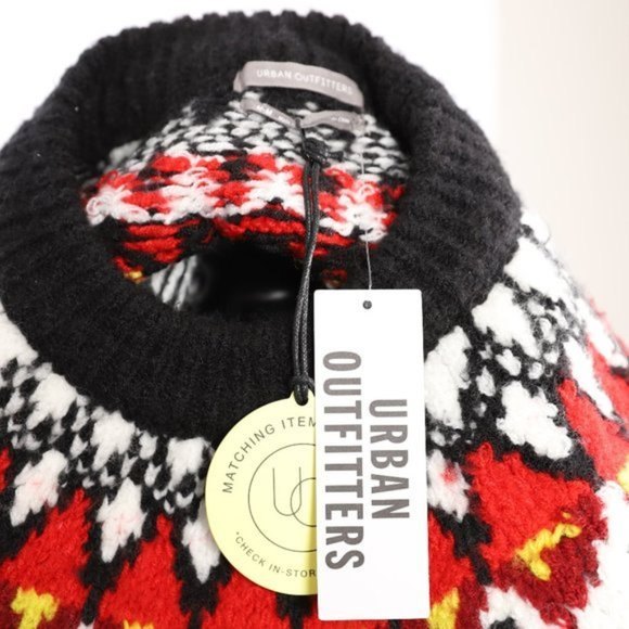 NEW Urban Outfitters Cadence Intarsia Knit Sweater - Picture 11 of 12